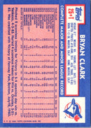 1984 Topps Traded Bryan Clark