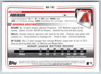2020 Bowman Kristian Robinson #BD-192