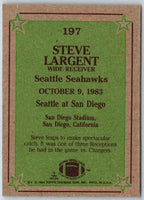 1985 Topps Steve Largent #197