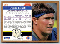 1991 Score Duane Bickett #255