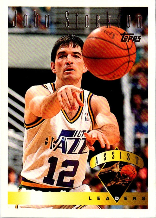 1995 Topps John Stockton #16