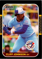 1987 Donruss Cliff Johnson #645