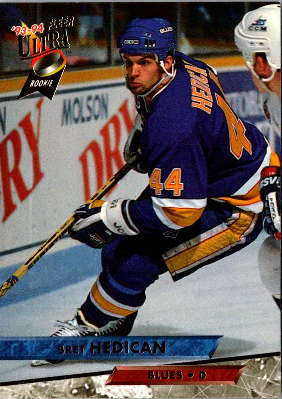 1993 Ultra Bret Hedican #66