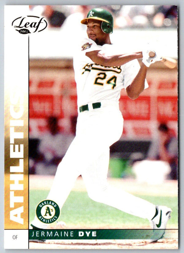 2002 Leaf Jermaine Dye #93