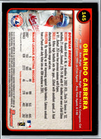 2003 Bowman Orlando Cabrera #145