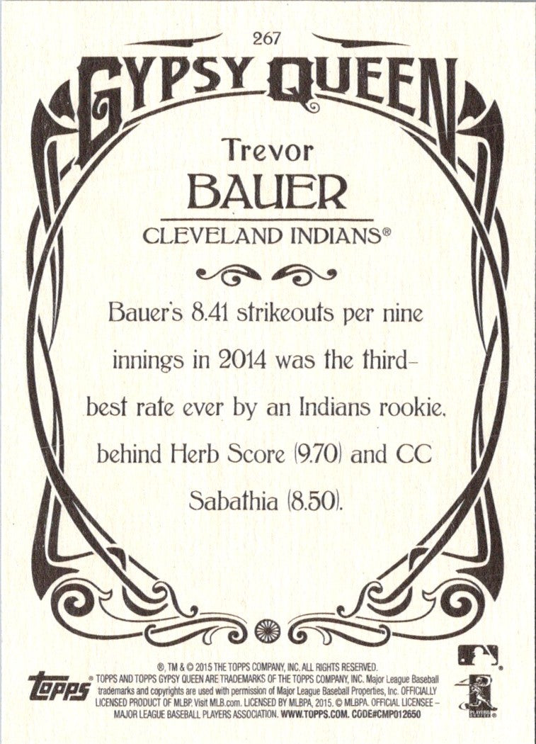 2015 Topps Gypsy Queen Trevor Bauer