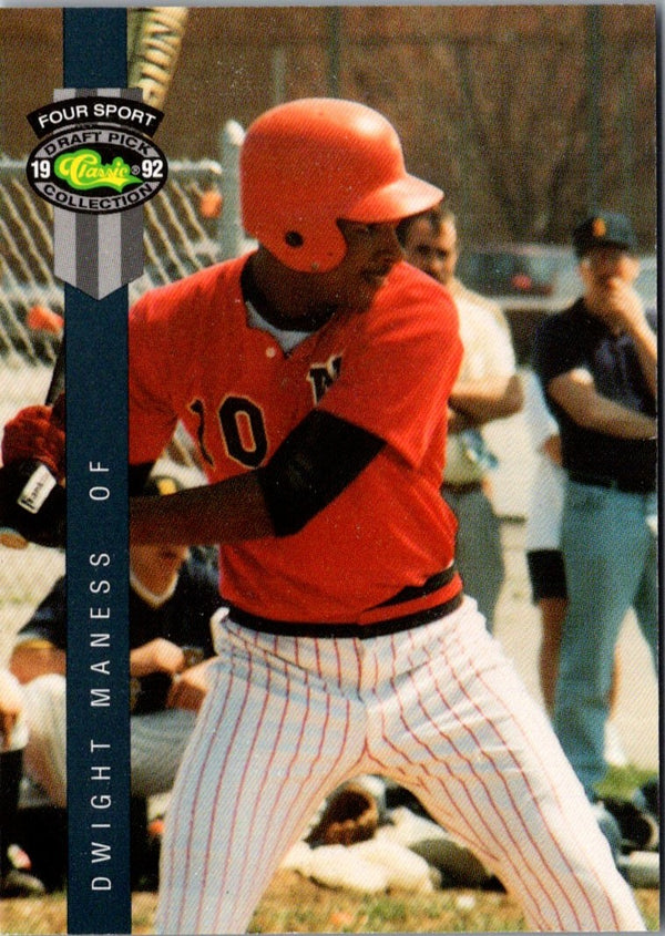 1992 Classic Draft Picks Dwight Maness #56