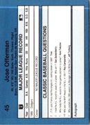 1990 Classic Blue Jose Offerman
