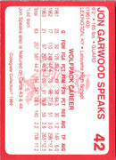 1989 Collegiate Collection North Carolina State's Finest Jon Garwood Speaks