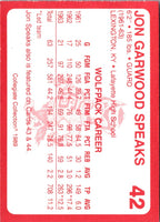 1989 Collegiate Collection North Carolina State's Finest Jon Garwood Speaks #42