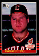 1985 Donruss Don Schulze