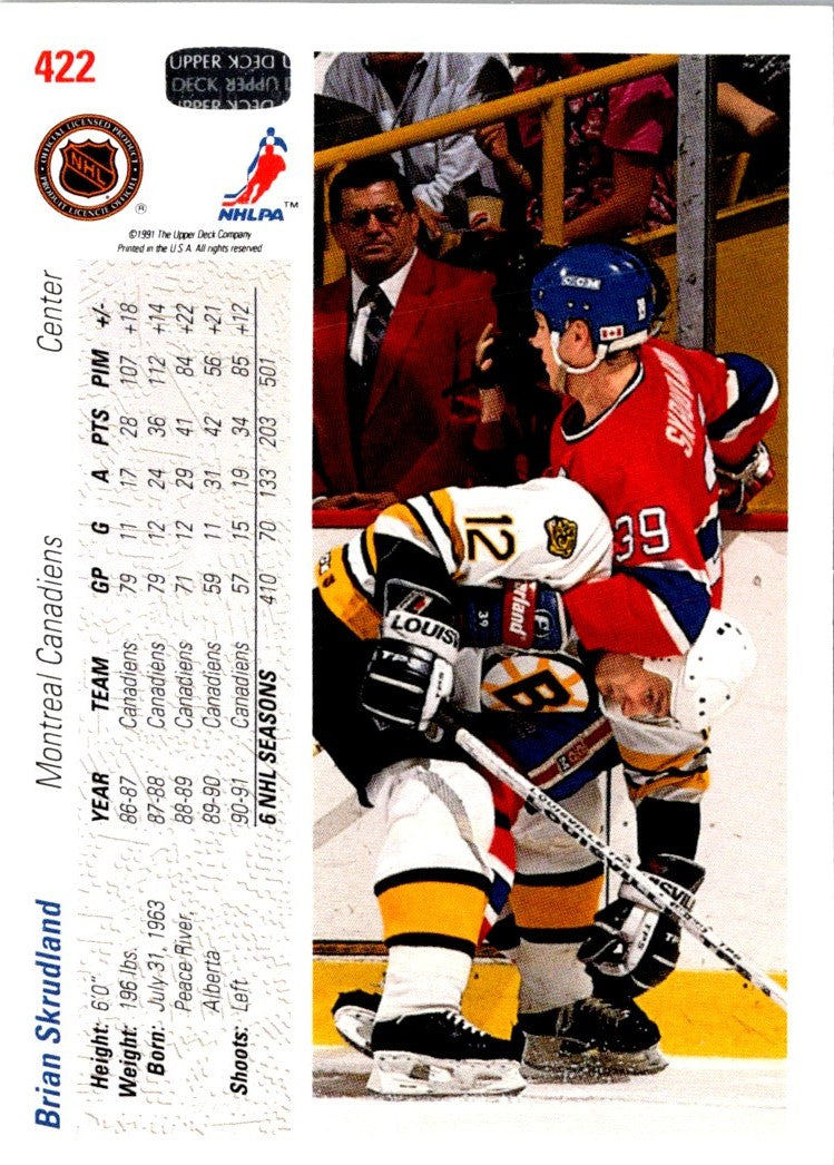 1991 Upper Deck Brian Skrudland