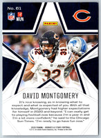 2019 Panini Absolute Rookie Materials David Montgomery #RM-10