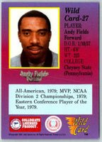1991 WildCard Andy Fields #27