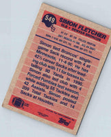 1991 Topps Football Simon Fletcher #549