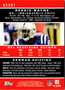 2007 Bowman Chrome Reggie Wayne