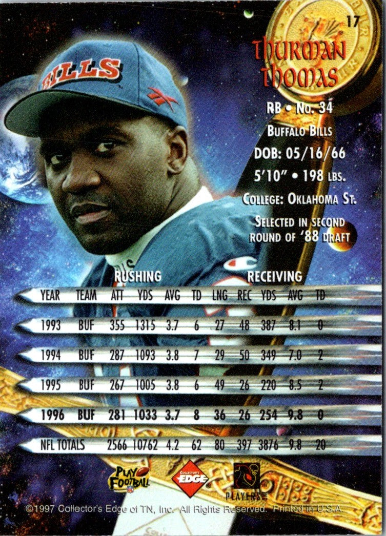 1997 Edge Buffalo Bills