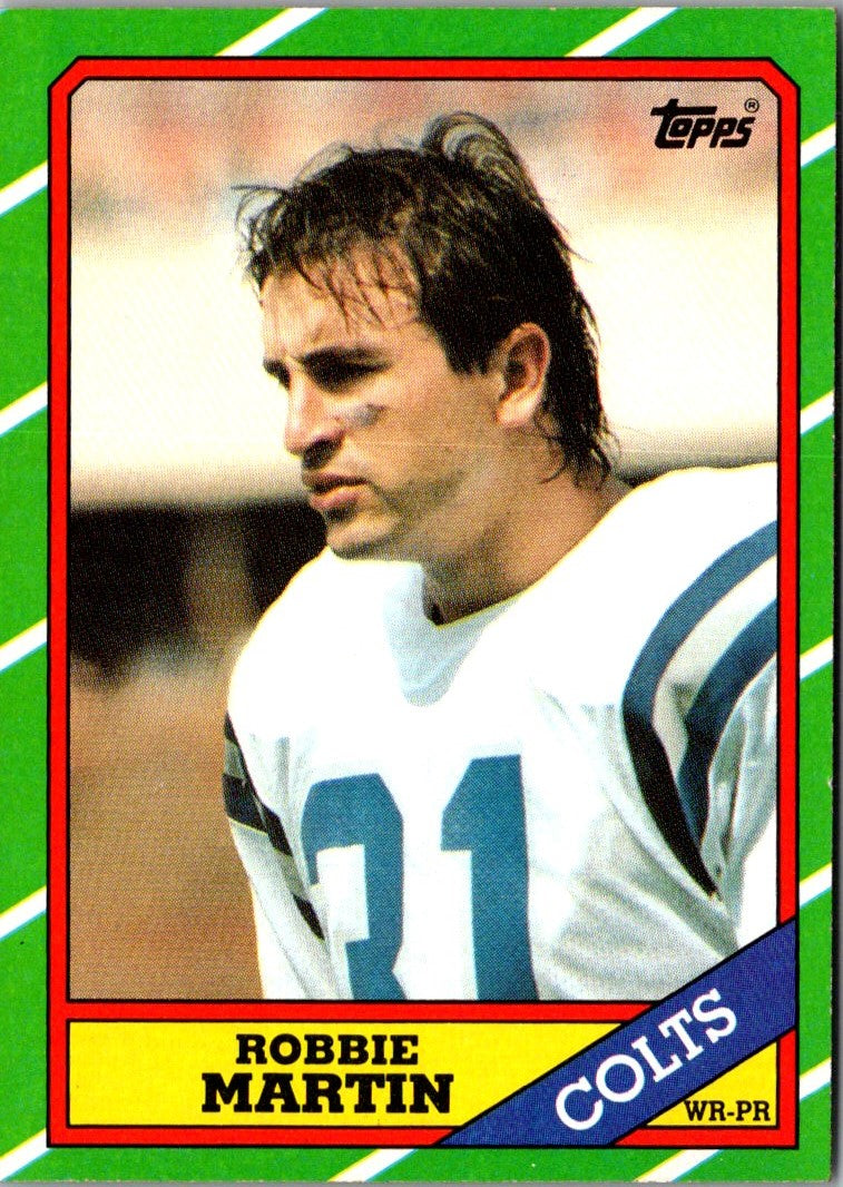 1986 Topps Robbie Martin