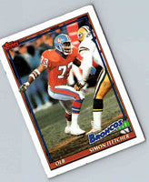 1991 Topps Football Simon Fletcher #549
