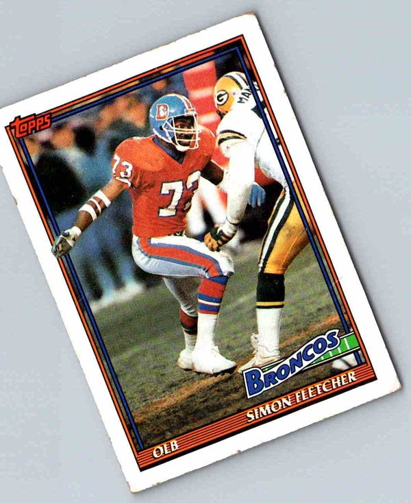 1991 Topps Football Simon Fletcher #549