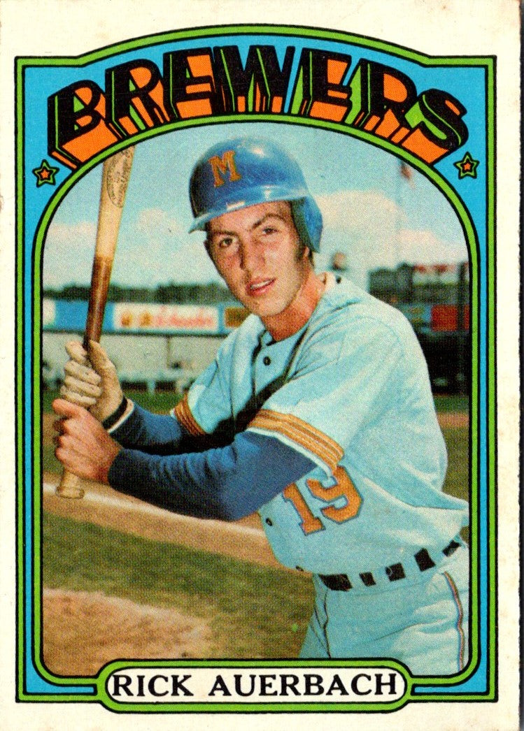 1972 Topps Rick Auerbach