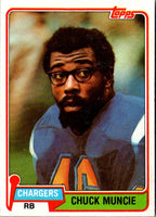 1981 Topps Chuck Muncie #105 NM-MT