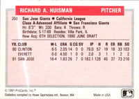 1991 ProCards Tomorrow's Heroes Rich Huisman #350