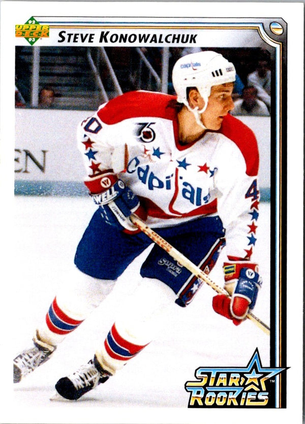 1992 Upper Deck Steve Konowalchuk #418 Rookie