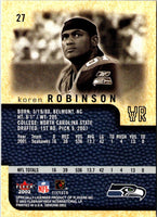 2002 Fleer Genuine Koren Robinson #27