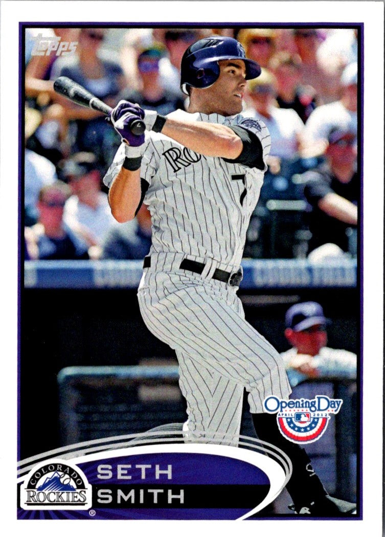 2012 Topps Opening Day Seth Smith