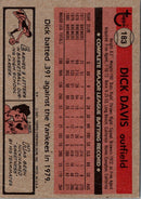 1981 Topps Dick Davis