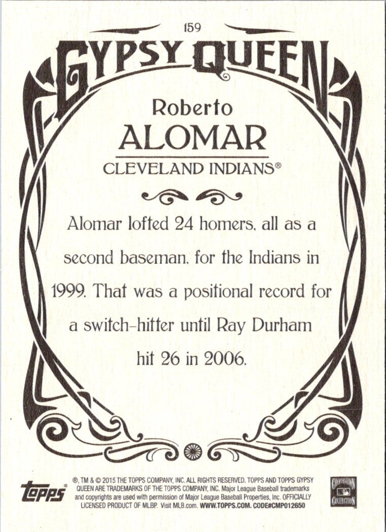 2015 Topps Gypsy Queen Roberto Alomar