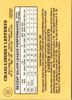 1985 Donruss Craig Lefferts #261