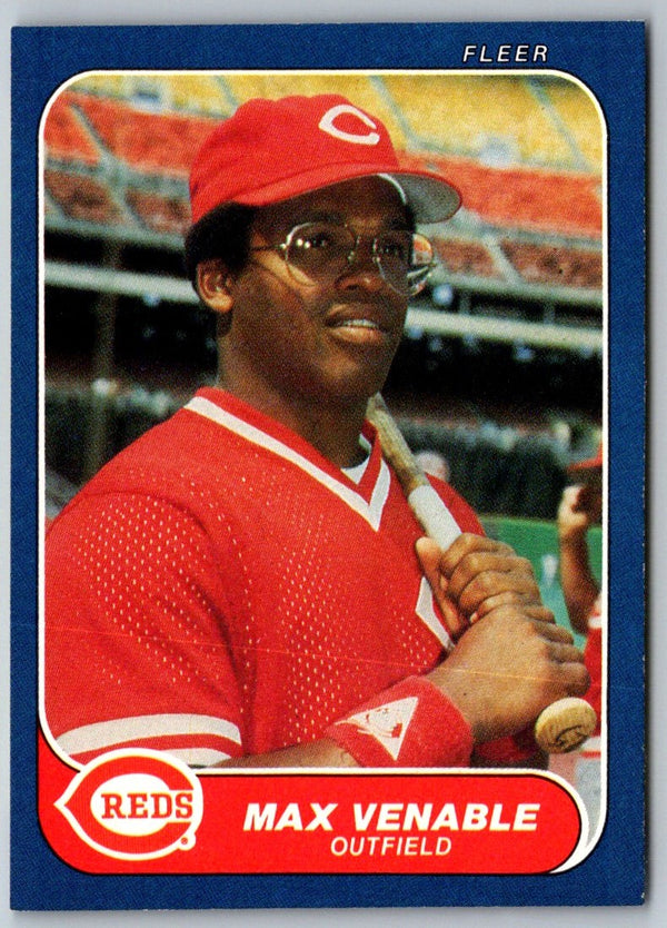 1986 Fleer Max Venable #196