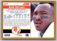 1991 Score Keith McCants #427