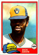 1981 Topps Dick Davis