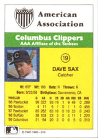 1990 CMC Dave Sax #219