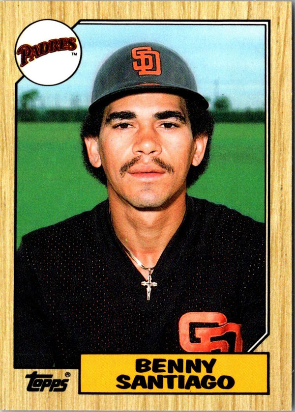 1987 Topps Traded Benny Santiago #109T