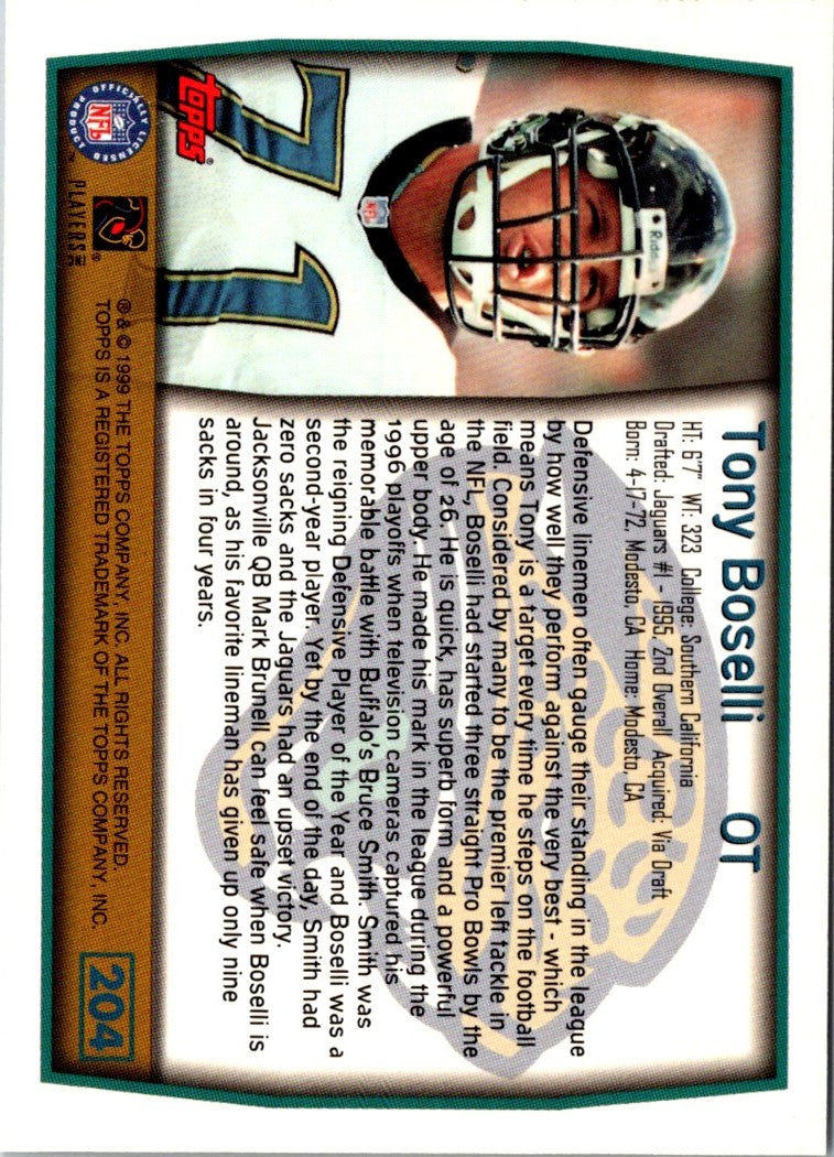 1999 Topps Tony Boselli