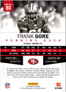 2012 Panini Absolute Frank Gore