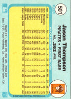 1982 Fleer Jason Thompson #501
