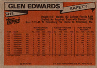 1981 Topps Glen Edwards #418 NM-MT