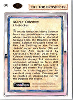 1992 Upper Deck Gold Marco Coleman #G6