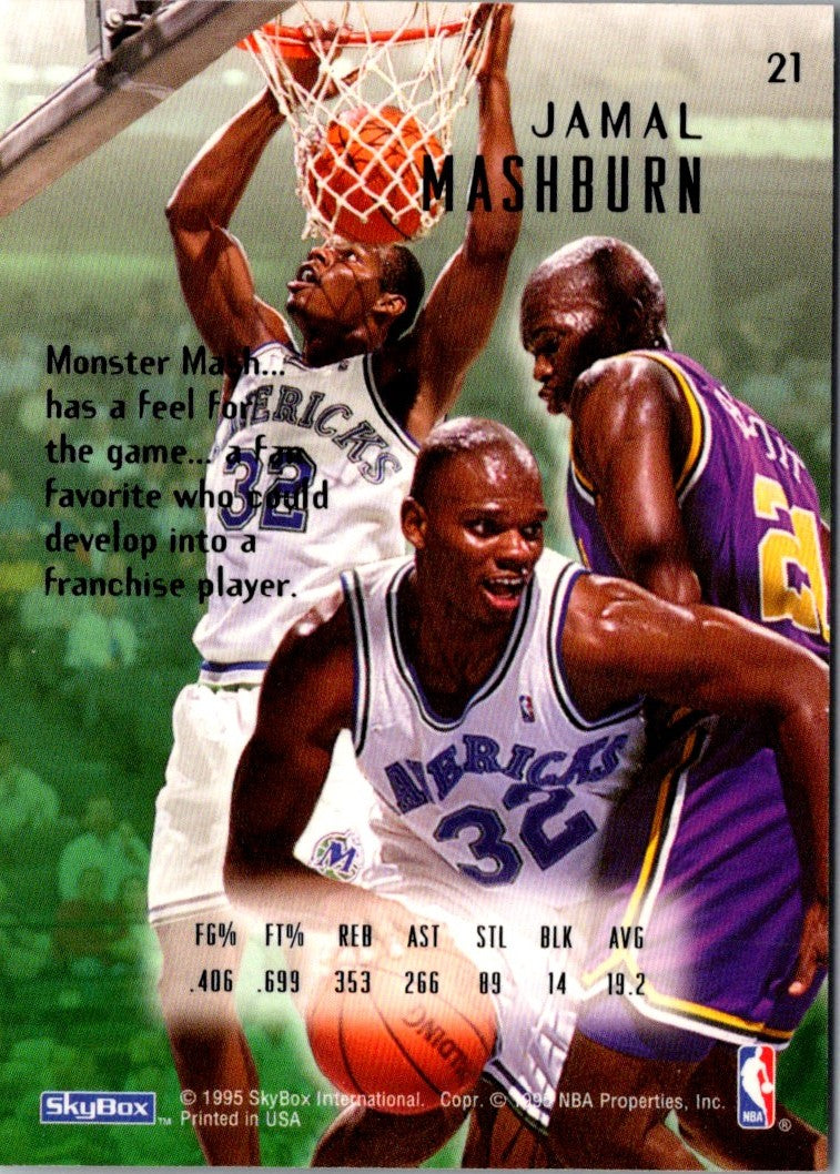 1994 SkyBox E-Motion Jamal Mashburn