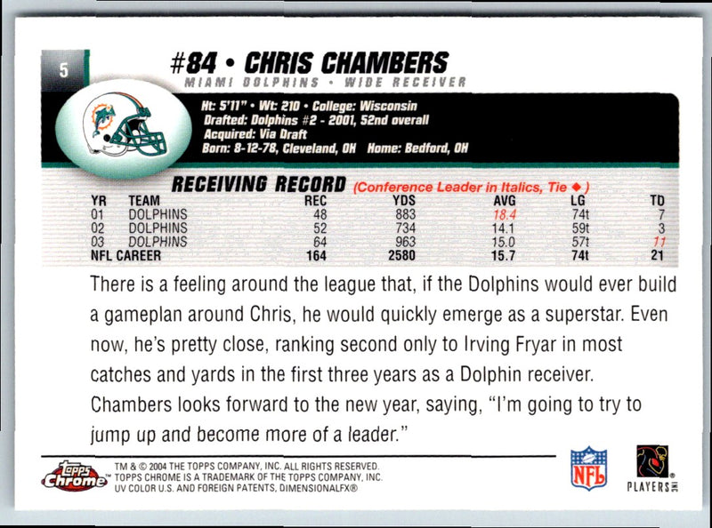 2004 Topps Chrome Chris Chambers