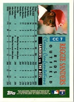 1996 Topps Classic Confrontations Reggie Sanders #CC7