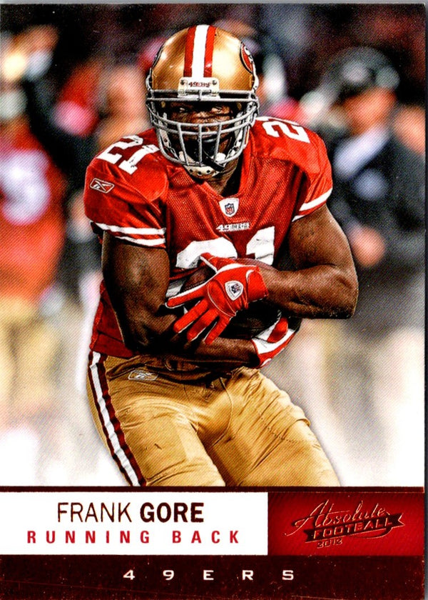 2012 Panini Absolute Frank Gore #80