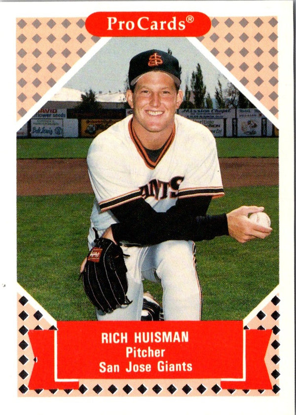 1991 ProCards Tomorrow's Heroes Rich Huisman #350