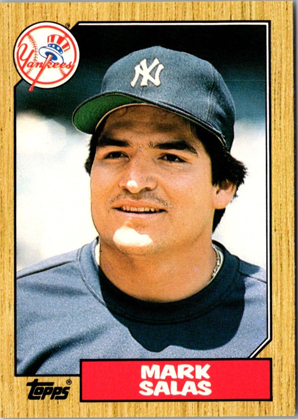 1987 Topps Traded Mark Salas #107T