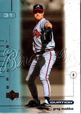 2001 Upper Deck Sweet Spot Greg Maddux #33